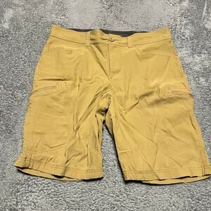 Eddie Bauer Shorts Mens 38 Ascend Nylon Cargo Light Brown Performance Hike